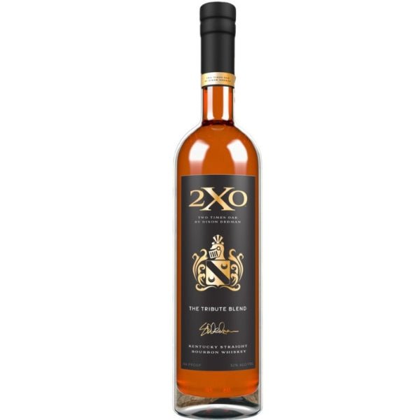 2XO The Tribute Blend Straight Bourbon Whiskey - Bottle Engraving