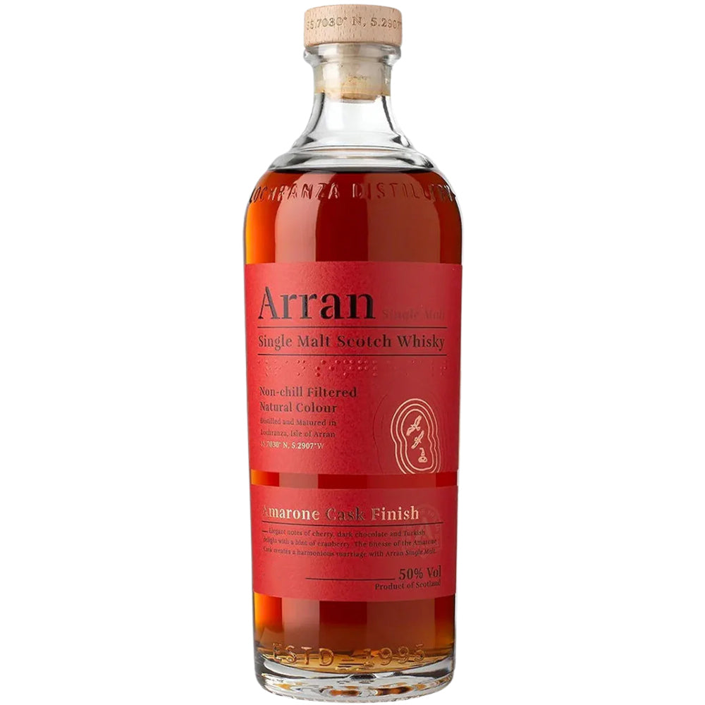 Arran Amarone Cask Finish Whisky | Bottle Engraving