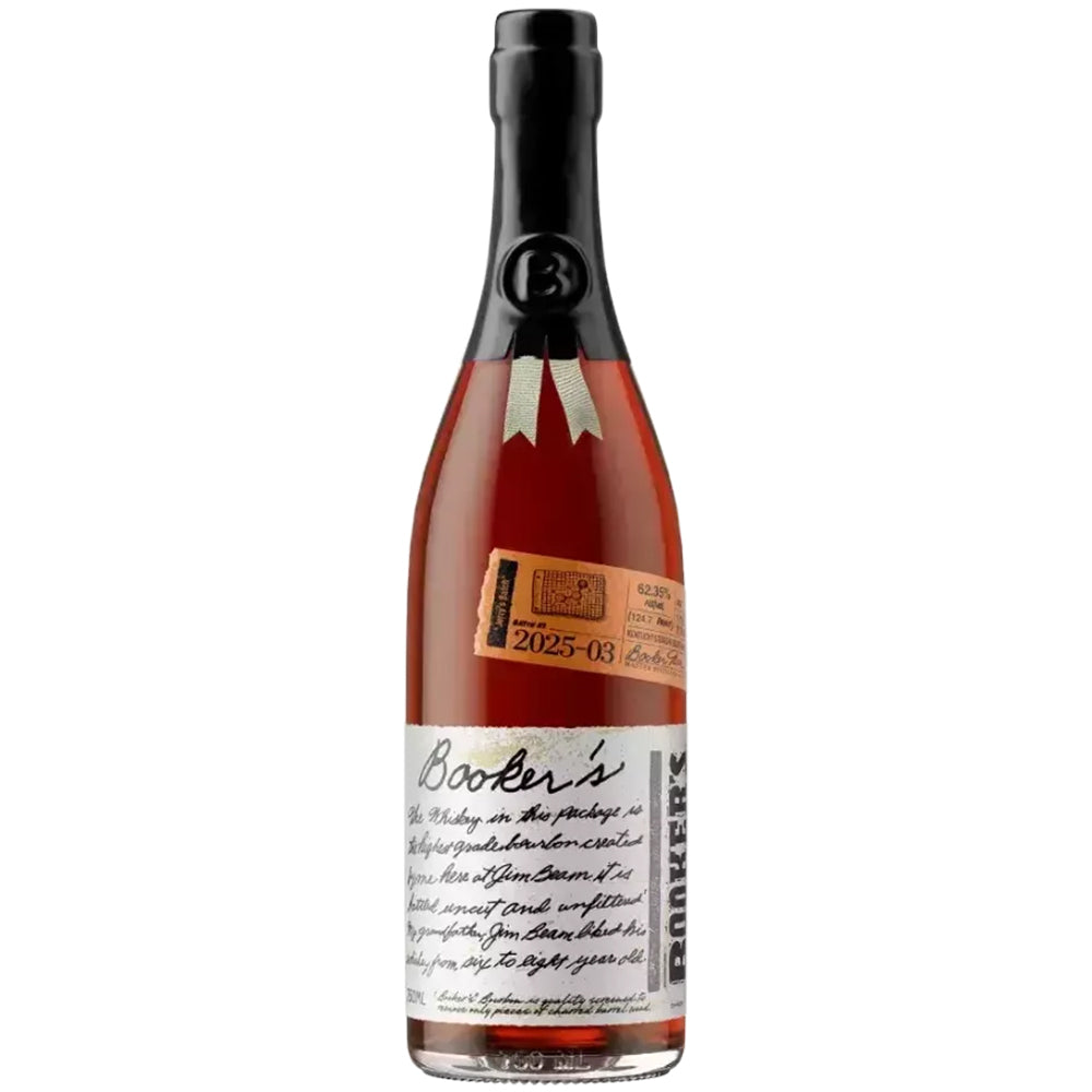 Booker's Batch 2025-03 Uncut & Unfiltered Small Batch Bourbon Whiskey | Bottle Engraving