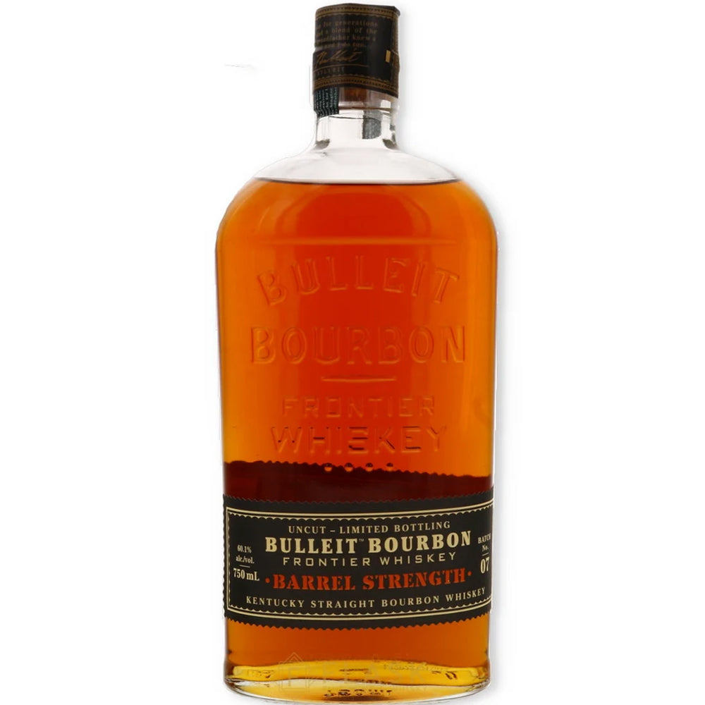 Bulleit Bourbon Barrel Strength Kentucky Straight Bourbon Whiskey | Bottle Engraving