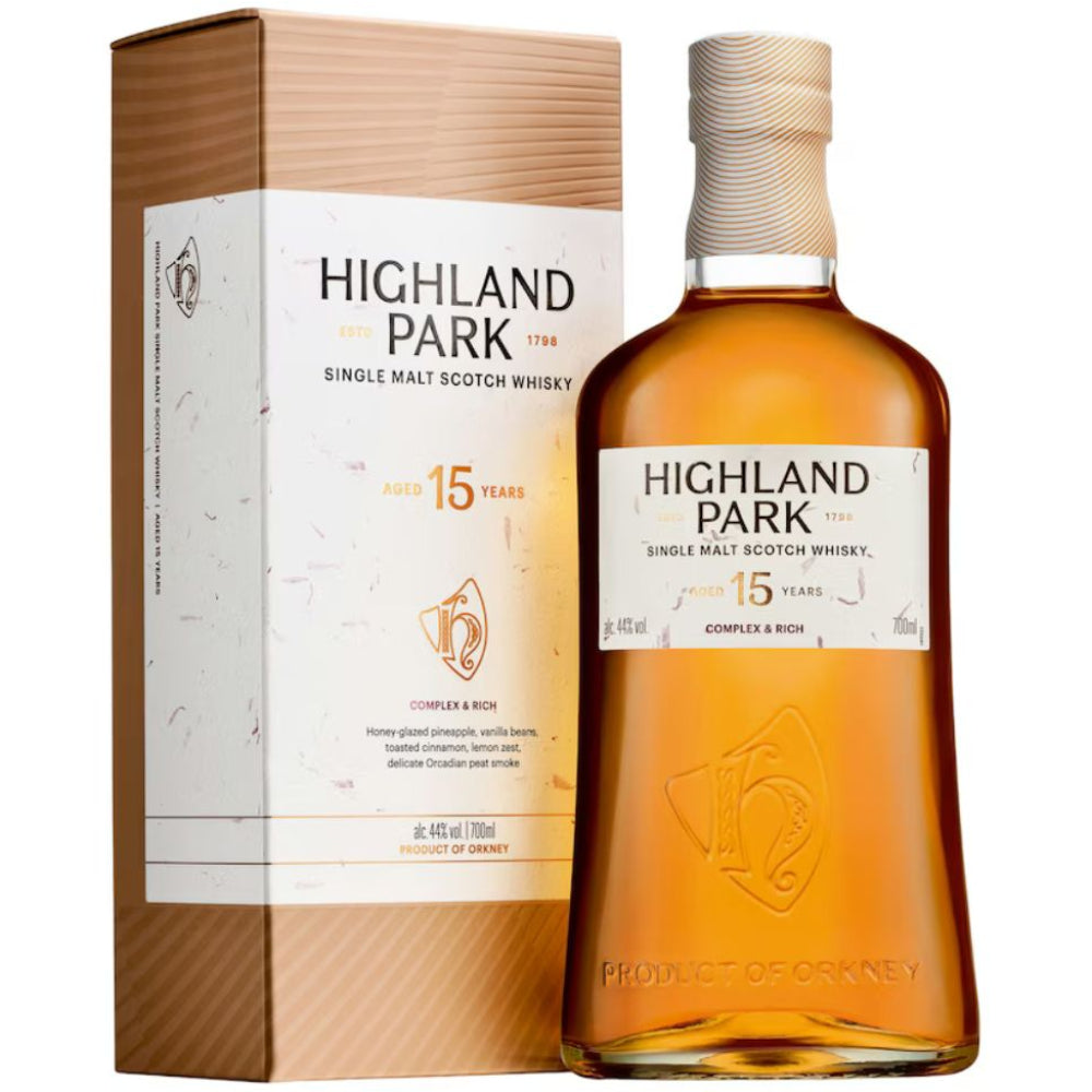 Highland Park 15 Year Old Single Malt Whisky | Bottle Engraving LLC