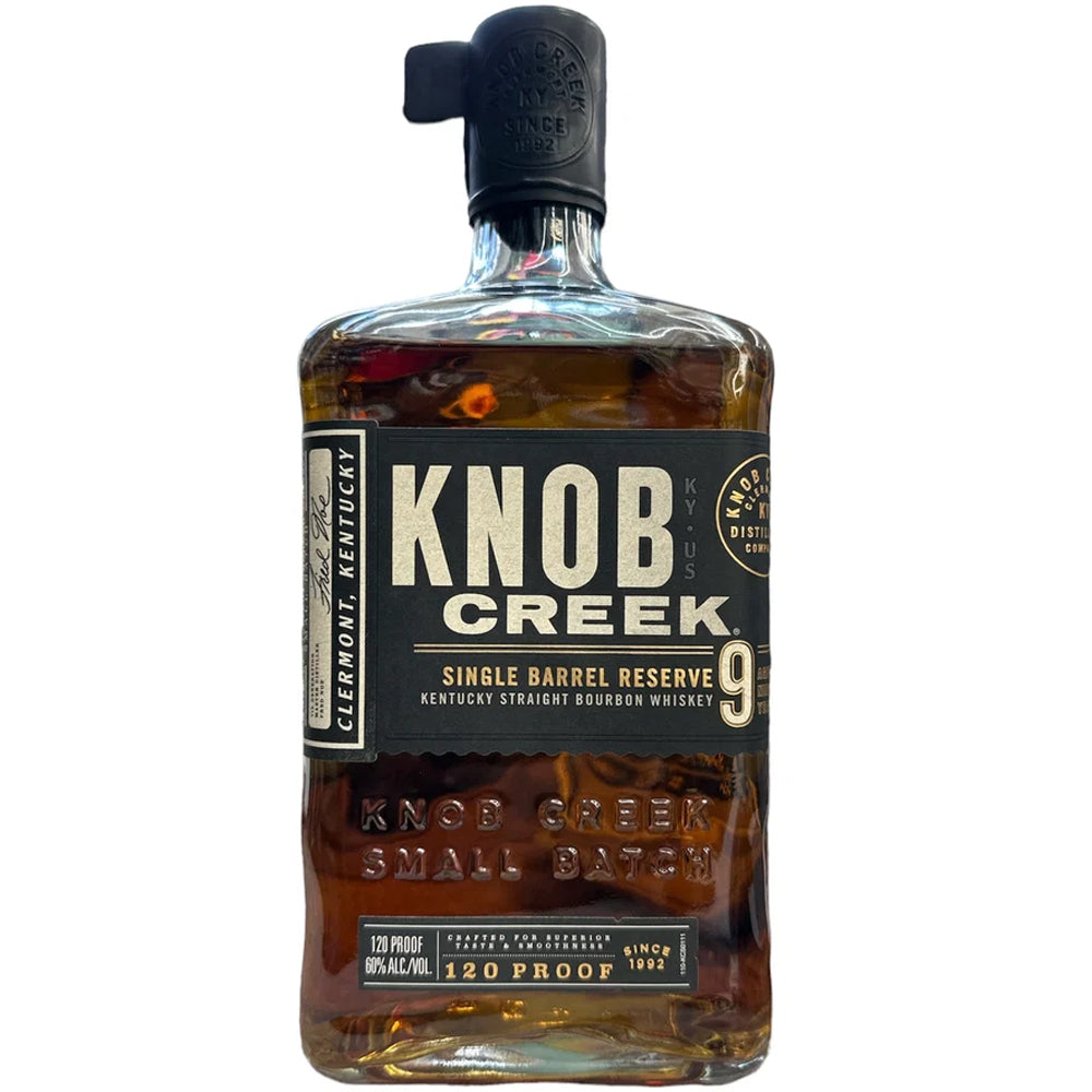 Knob Creek Single Barrel Reserve 9 Year Kentucky Straight Bourbon Whiskey | Bottle Engraving