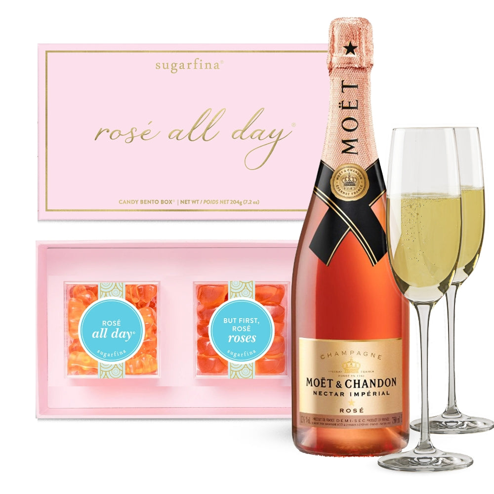 Moët & Chandon Rosé Champagne Gift Set Collection | Bottle Engraving