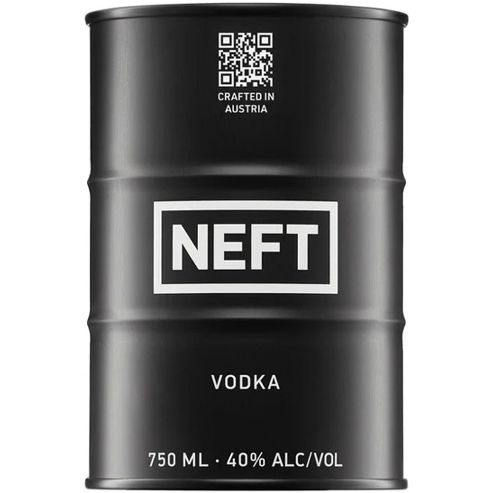 NEFT Black Barrel Vodka | Bottle Engraving