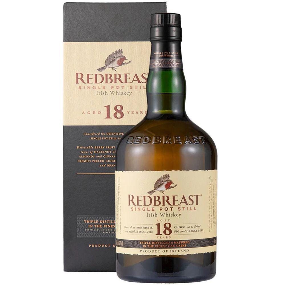 Redbreast Single Pot Still 18 Year Irish Whiskey | Bottle Engraving LLC