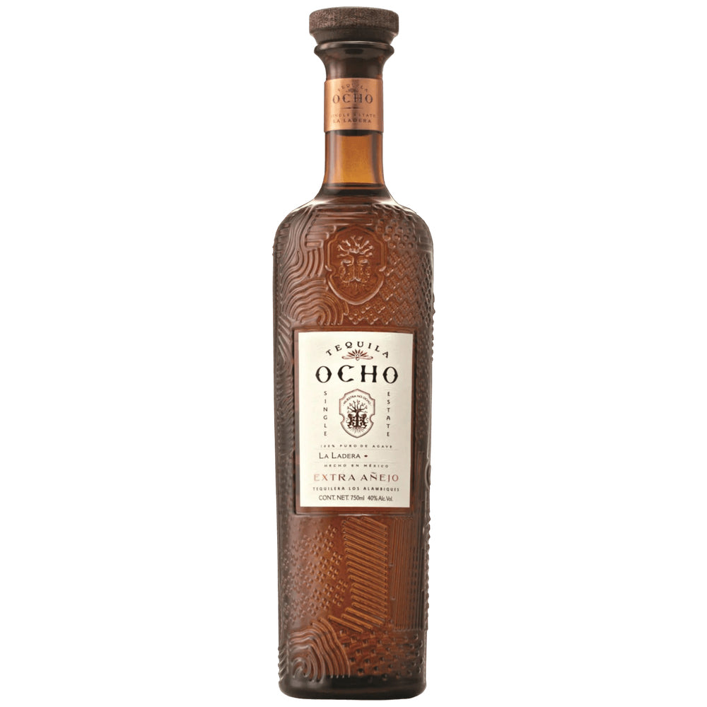 Tequila Ocho Extra Añejo La Ladera 2022 Tequila | Bottle Engraving