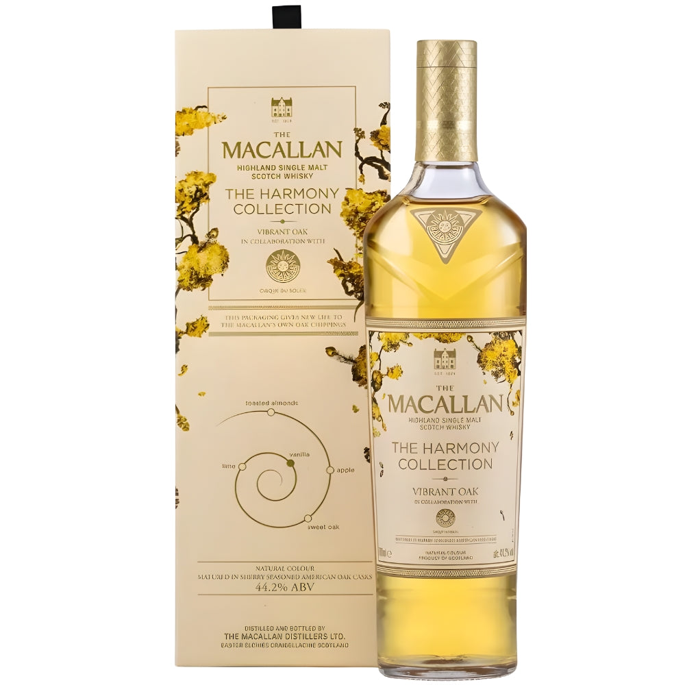 The Macallan Harmony Vibrant Oak Single Malt Scotch Whiskey | Bottle Engraving LLC