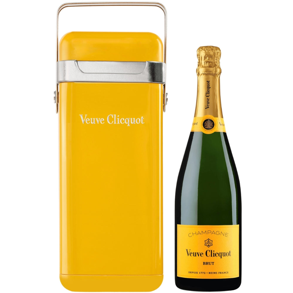 Veuve Clicquot Brut Champagne with Clicquot Cooler Gift Box | Bottle Engraving