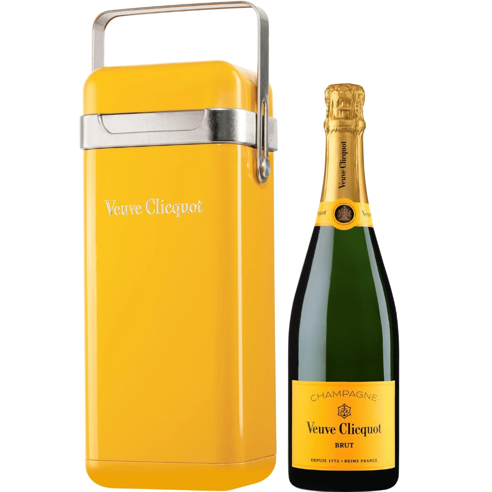 Veuve Clicquot Brut Champagne with Clicquot Cooler Gift Box | Bottle Engraving