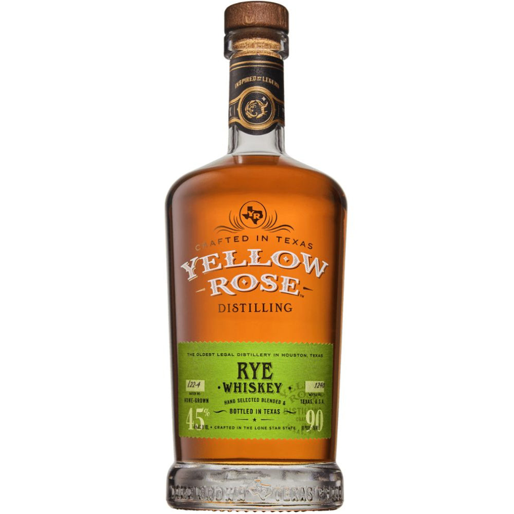 Yellow Rose RYE Whiskey | Bottle Engraving LLC