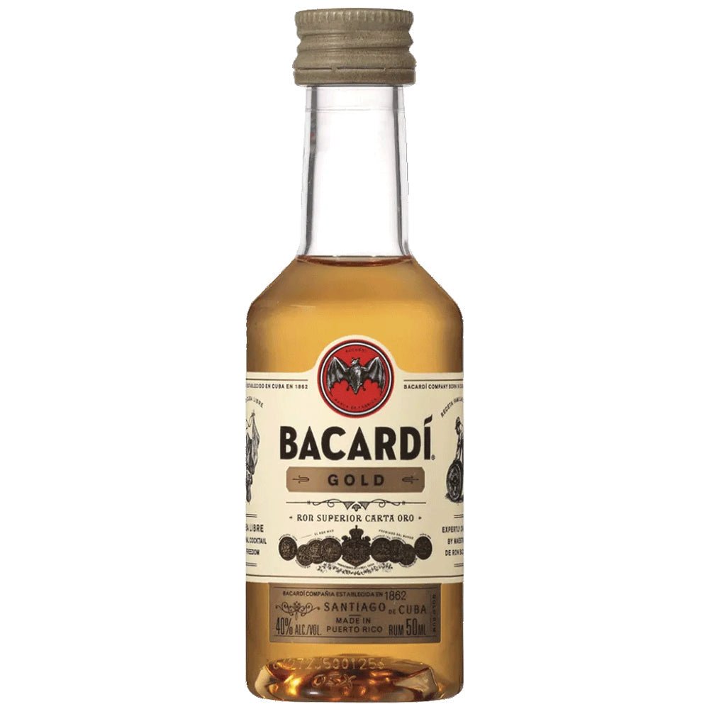 Bacardi Gold Rum - Bottle Engraving