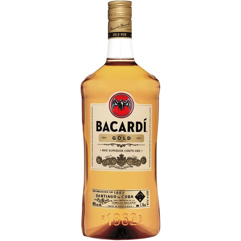 Bacardi Gold Rum - Bottle Engraving