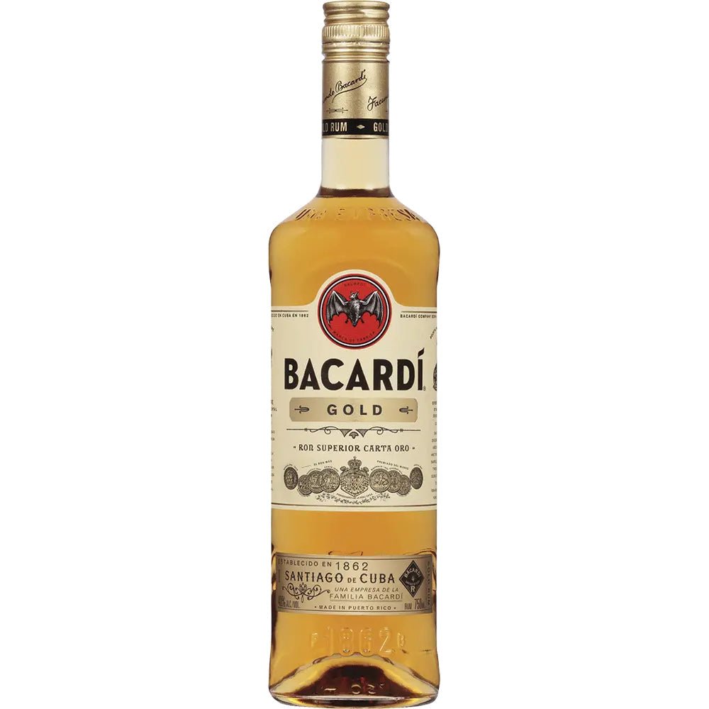 Bacardi Gold Rum - Bottle Engraving