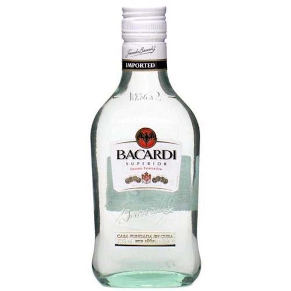 Bacardi Superior White Rum - Bottle Engraving