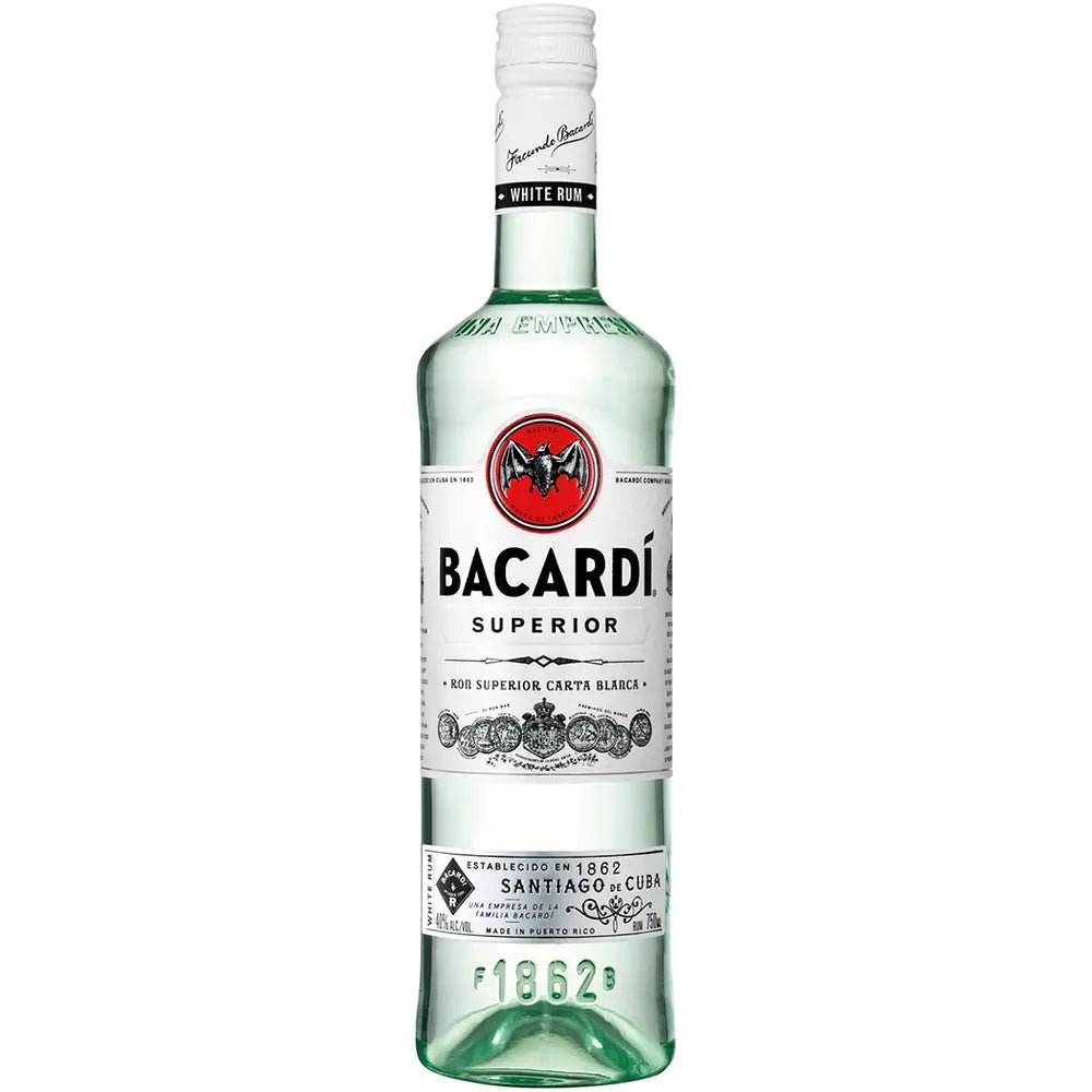 Bacardi Superior White Rum - Bottle Engraving