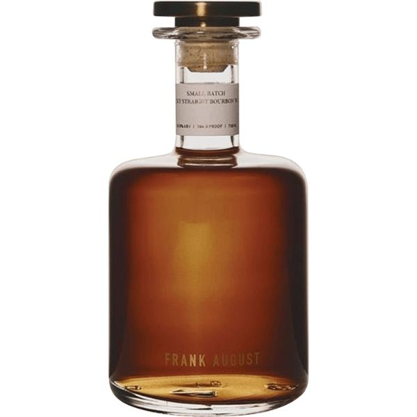 Frank August Small Batch Bourbon Whiskey - Bottle Engraving