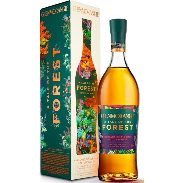Glenmorangie A Tale Of The Forest Scotch Whisky - Bottle Engraving