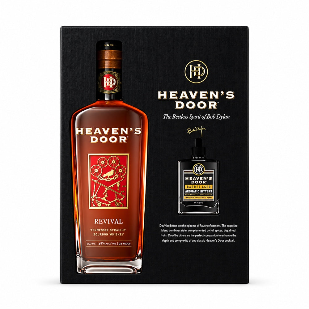 Heaven’s Door Revival Bourbon and Dashfire Bitters Gift Set, 750 ml