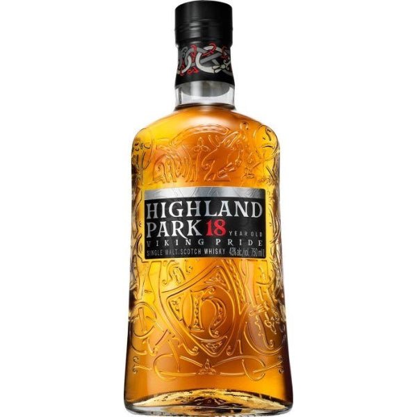 Highland Park 18 Year Viking Pride Single Malt Whisky - Bottle Engraving