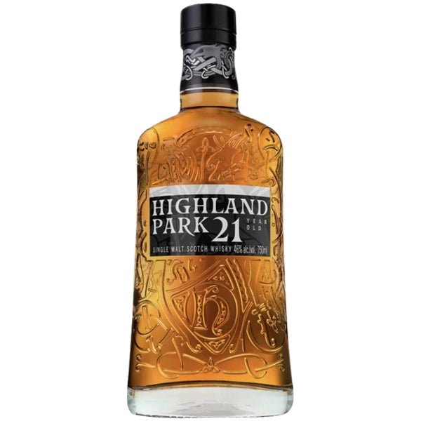 Highland Park 21 Year Single Malt Scotch Whisky - Bottle Engraving