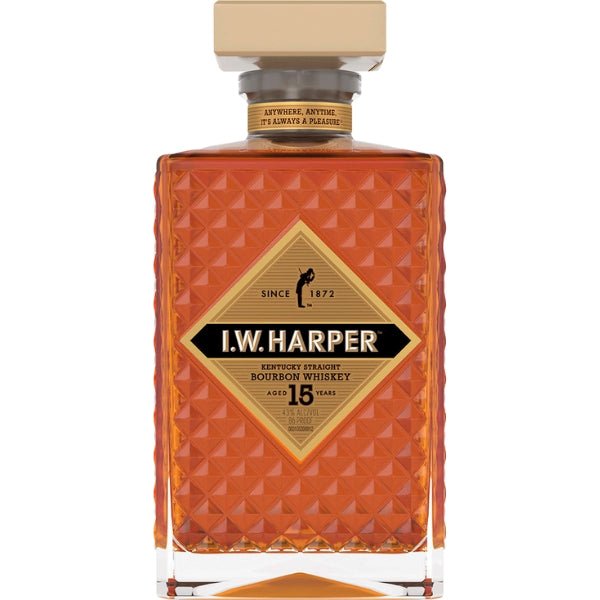 I.W. Harper 15 Year Kentucky Straight Bourbon Whiskey - Bottle Engraving