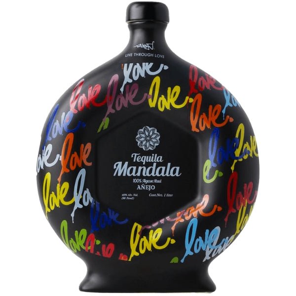 Mandala Love Ed Anejo Tequila - Bottle Engraving