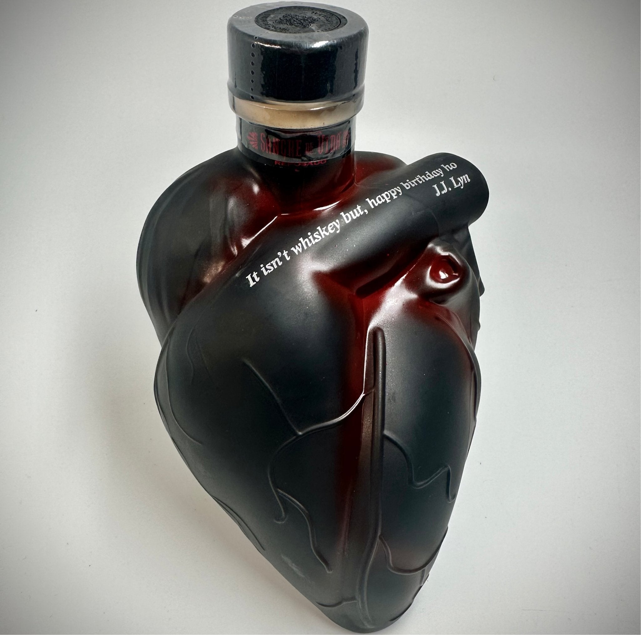 Sangre de Vida Corazon Blanco Tequila - Bottle Engraving
