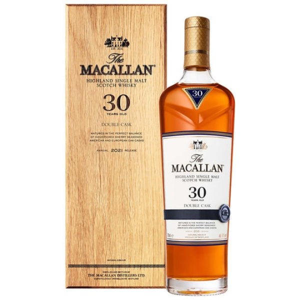 The Macallan Double Cask 30 Year Old Single Malt Scotch Whisky - Bottle Engraving
