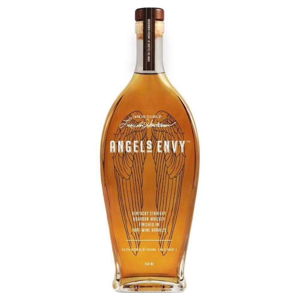 Angel's Envy Bourbon Whiskey Finished in Port Barrels - Bottle Engraving