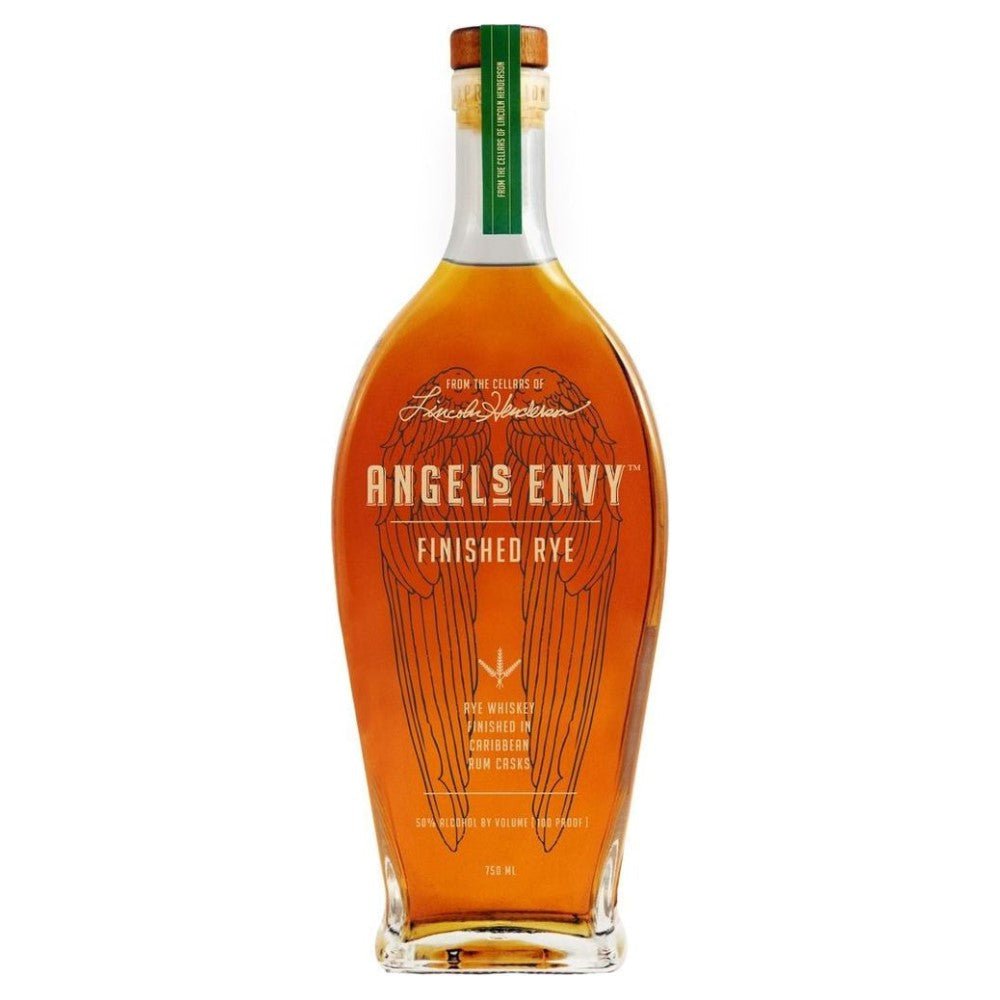 Angel's Envy Rye Whiskey Finished in Caribbean Rum Casks - Bottle Engraving
