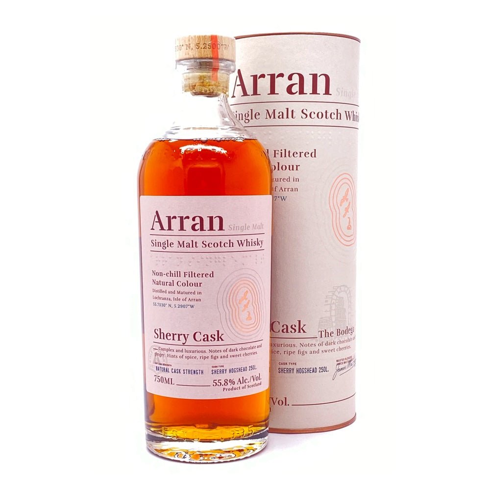 Arran Sherry Cask Island Single Malt Scotch Whisky - Bottle Engraving