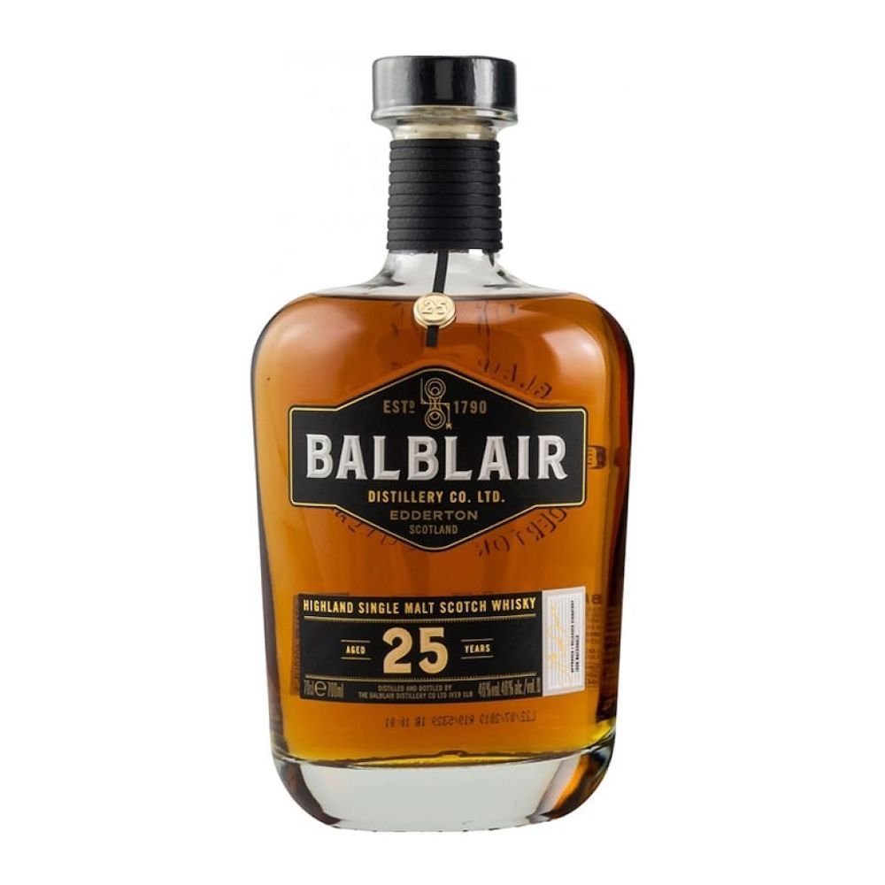 Balblair 25 Year Island Single Malt Scotch Whisky - Bottle Engraving