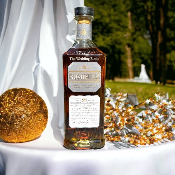 Bushmills 21 Year Old Single Malt Irish Whiskey - Bottle Engraving