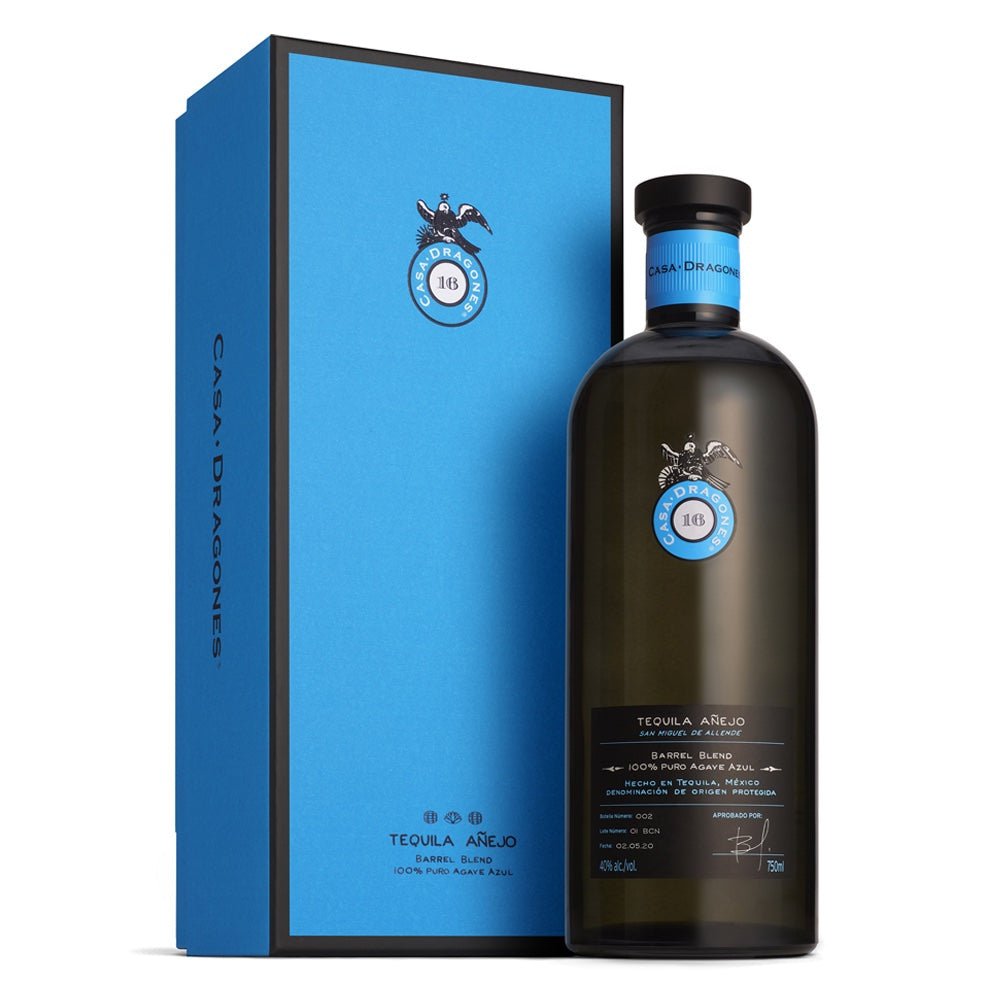 Casa Dragones Barrel Blend Añejo Tequila Box - Bottle Engraving