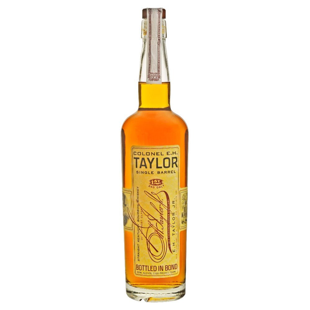 Colonel E.H. Taylor, Jr. Single Barrel Bourbon Whiskey - Bottle Engraving