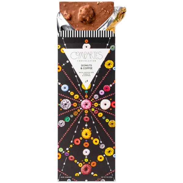 Compartés Donuts & Coffee Milk Chocolate Bar - Bottle Engraving