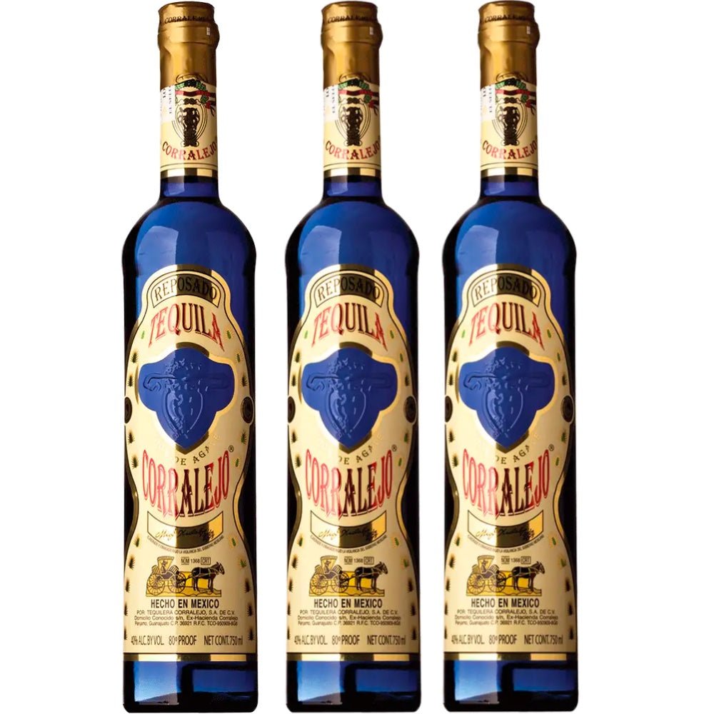 Corralejo Reposado Tequila 3 Bottles Bundles - Bottle Engraving