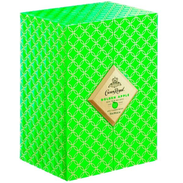 Crown Royal Golden Apple Limited Edition Canadian Whiskey - Bottle Engraving