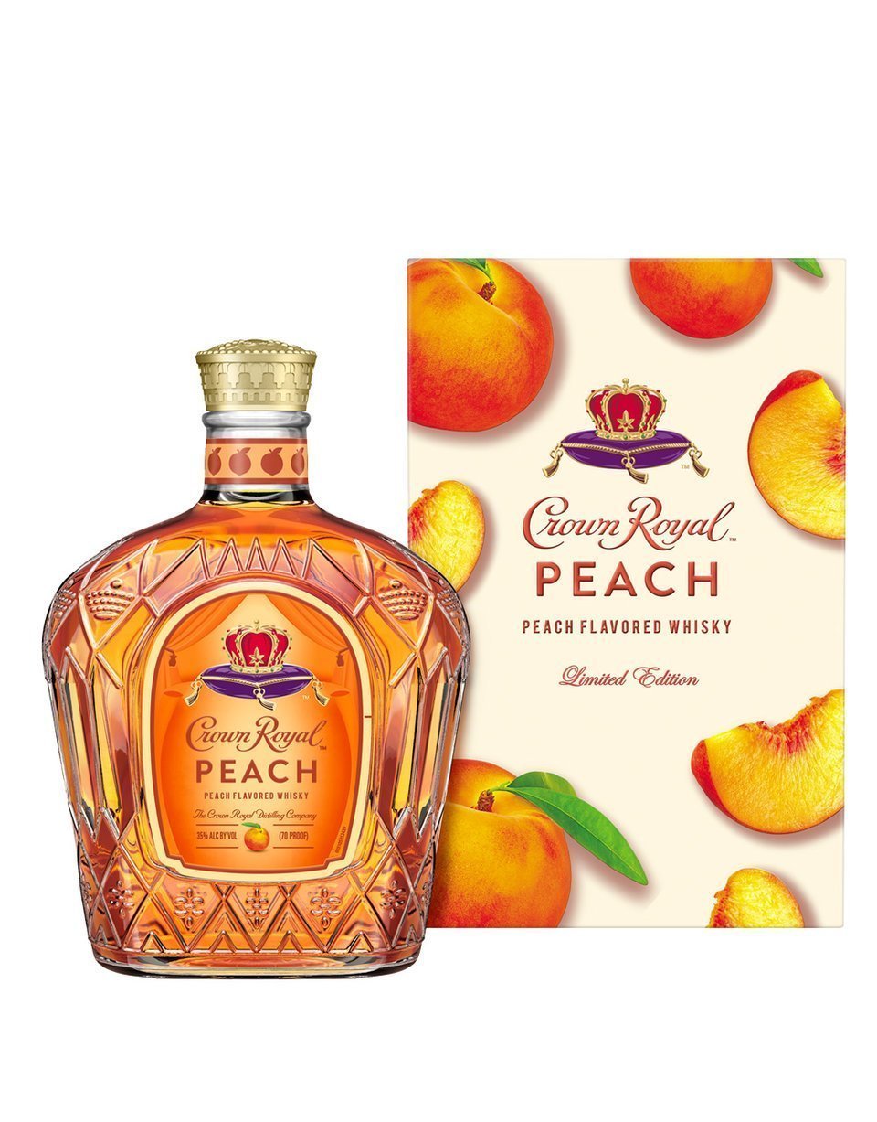 Crown Royal Peach Flavored Canadian Whisky - Bottle Engraving