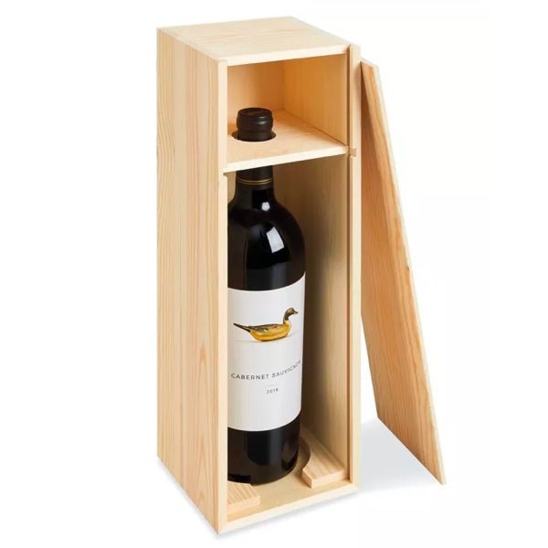 Customizable Wood Gift Box - Bottle Engraving