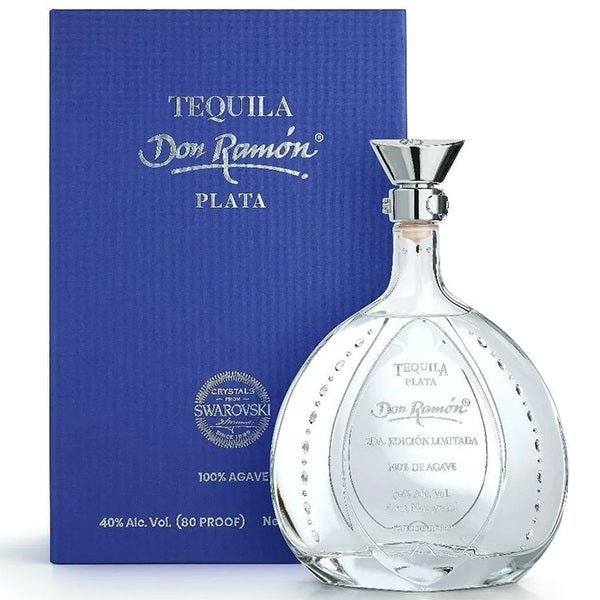 Don Ramon Swarovski Plata Tequila - Bottle Engraving