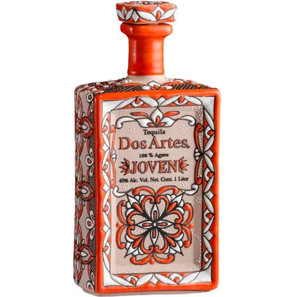 Dos Artes Joven Ceramic Bottle Tequila - Bottle Engraving