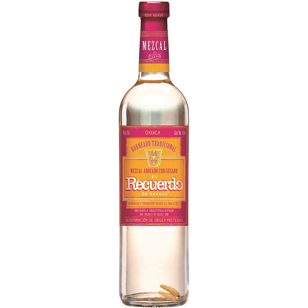 El Recuerdo Abocado Con Gusano Mezcal - Bottle Engraving