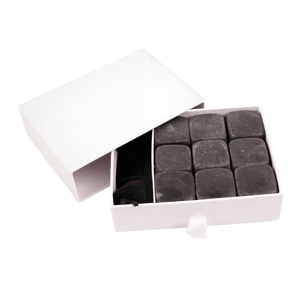 Engravable 9-Piece Whiskey Stone Gift Set - Bottle Engraving
