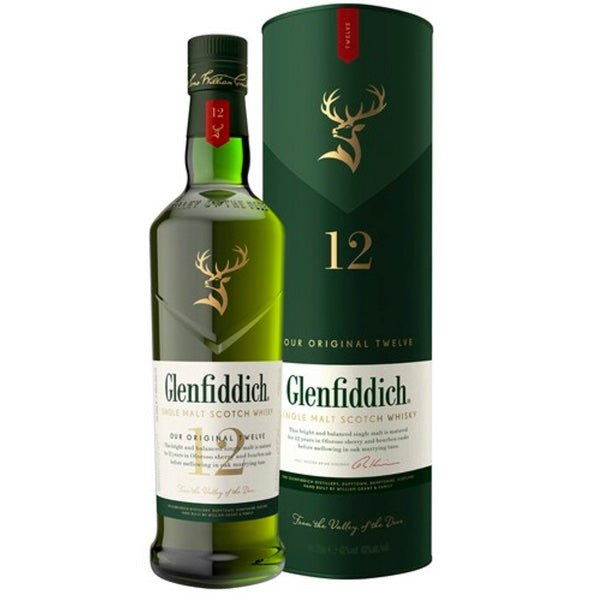 Glenfiddich 12 Year Old Single Malt Scotch Whisky - Bottle Engraving