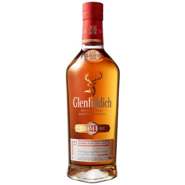 Glenfiddich 21 Year Reserva Rum Cask Finish Scotch Whisky - Bottle Engraving