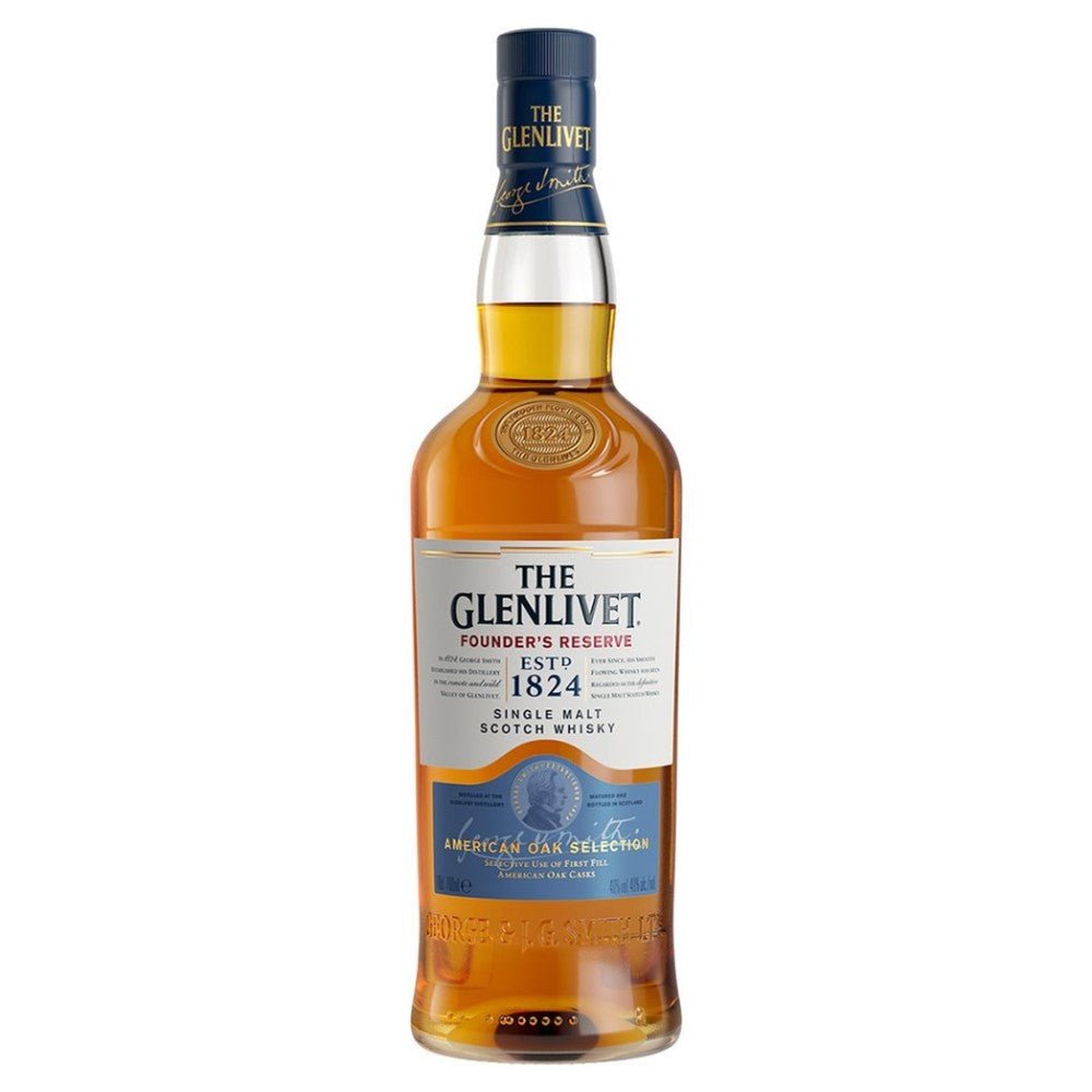 Glenlivet Founder's Reserve Single Malt Scotch Whiskey - Bottle Engraving