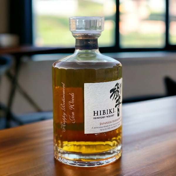 Hibiki Harmony Japanese Whiskey - Bottle Engraving