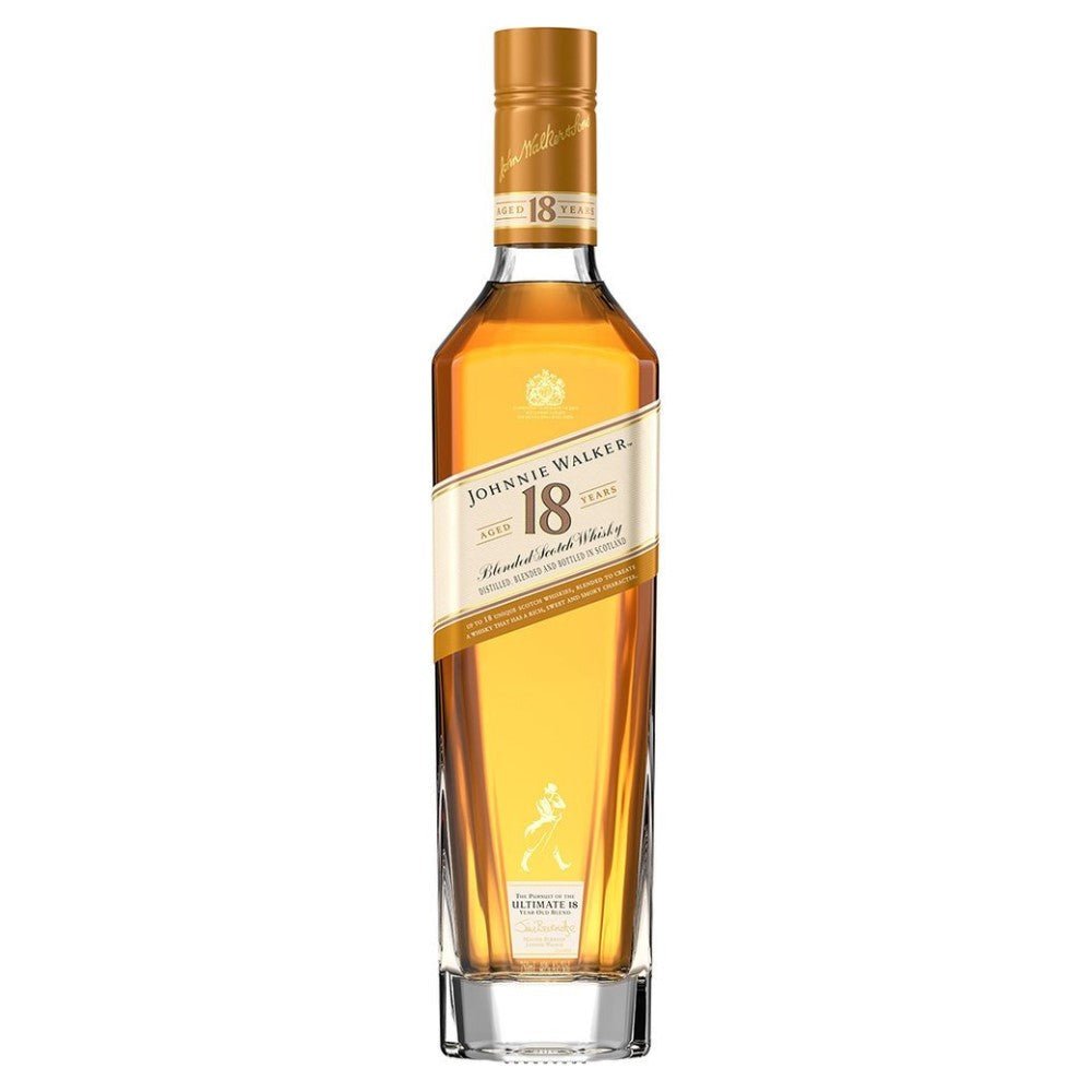 Johnnie Walker 18 Years Old Blended Scotch Whiskey - Bottle Engraving