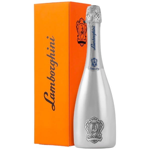 Lamborghini Platinum Extra Dry Prosecco Treviso - Bottle Engraving